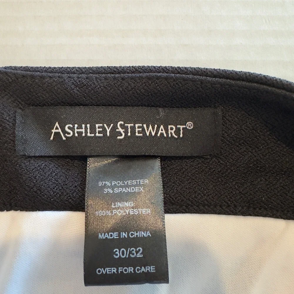 Ashley Stewart Plus Size 30/32 Colorblock Pencil Mini Skirt Teal White Black NEW
